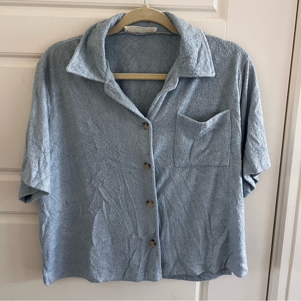 American Threads Sky Blue Textured Set